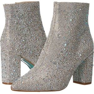 Betsey Johnson Cady Ankle Boots Kyla Rhinestone